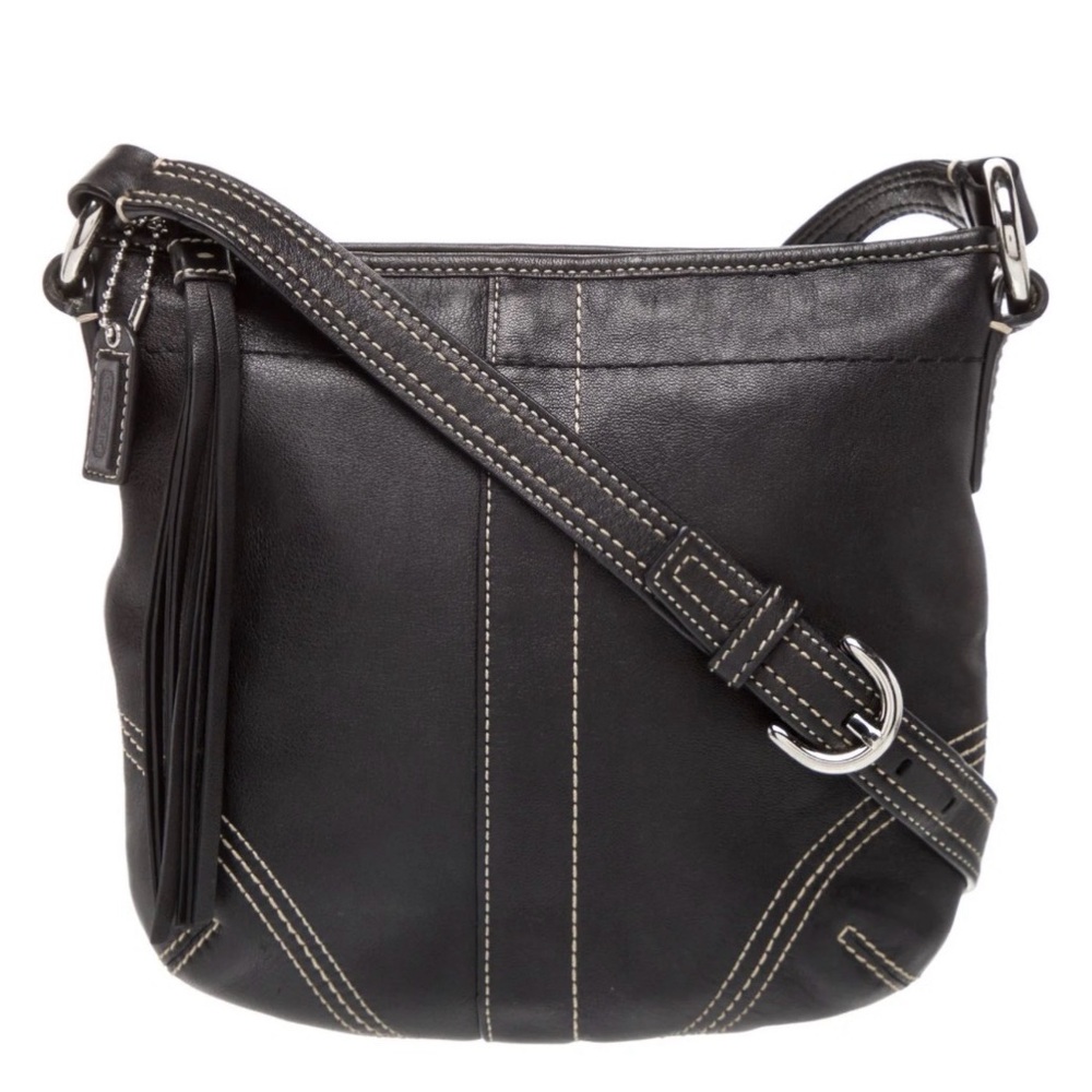 Coach Vintage SoHo Mini Bag Black Leather Crossbody